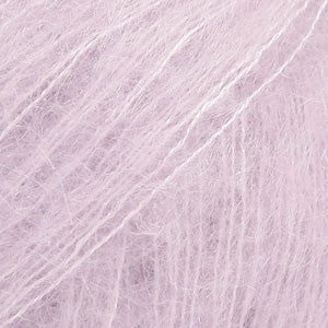 DROPS Kid-Silk #09 Light Lavender, Lace Weight Mohair Silk Yarn | Teekays Yarns
