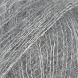 DROPS Kid-Silk #75 Steel Grey, Lace Weight Mohair Silk Yarn | Teekays Yarns