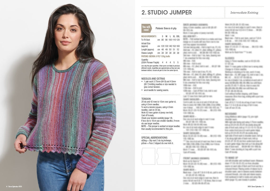 Patons Sierra Splendour Pattern Book Teekays Yarns
