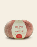 sirdar shawlie #200 tea rose