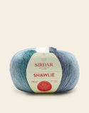 sirdar shawlie #204 hydrangea