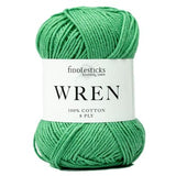 fiddlesticks wren 8 ply #w036 green